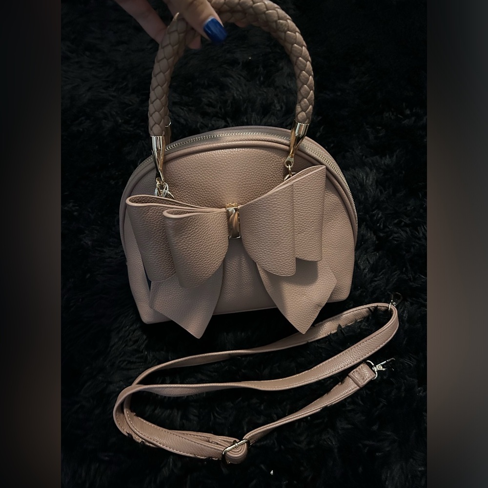 Mauve Bowtie Purse